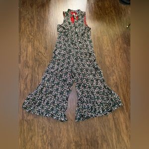 Anthropologi (Maeve)ansonia ruffled jumpsuit brand Maeve